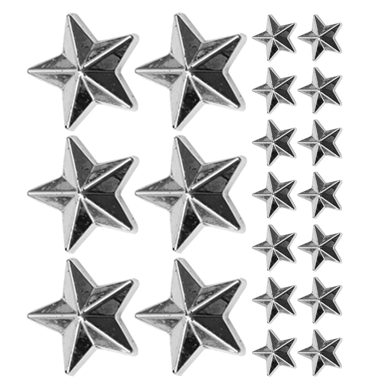 Embellish Craft - 300 Adet Düz Sırtlı Akrilik Yıldız