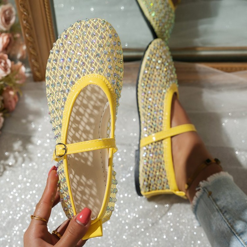 Crystal Mesh Fabric - Bayan Moda Köpüklü Yapay Elmas Örgü