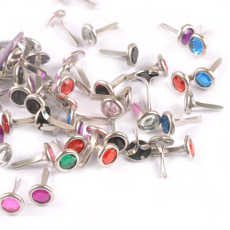 50 adet 8.5X15mm Mix Rhineston - Embellishments For Scrapbooking incelemesi ve fiyatı