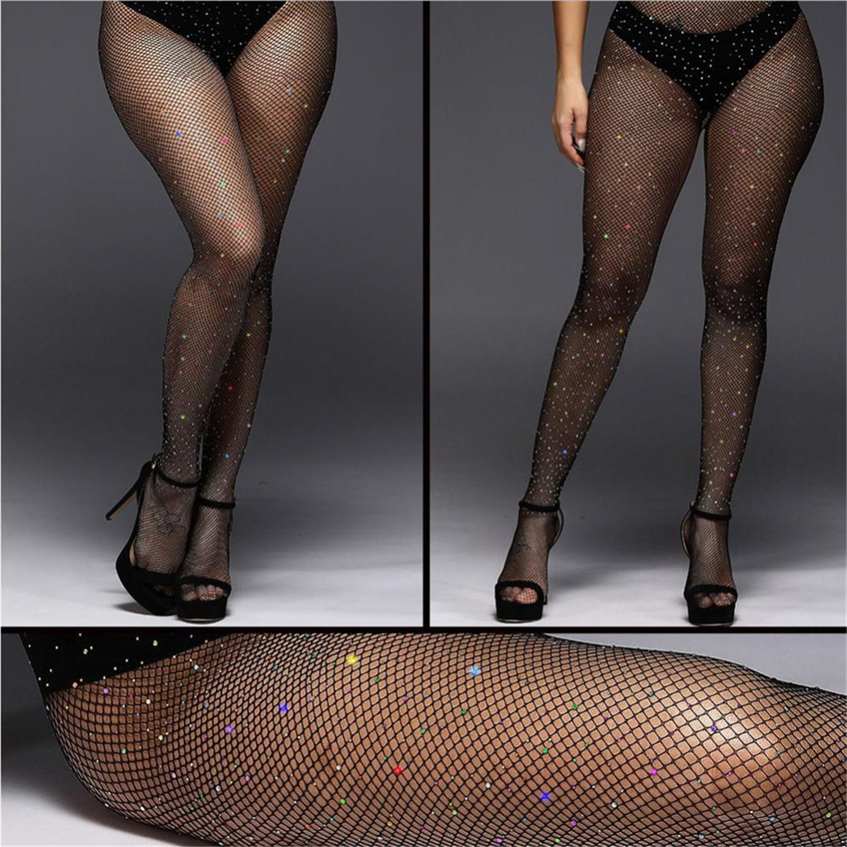 Kadınlar İçin Rhinestone Balık - Crystal Mesh Fabric incelemesi ve fiyatı