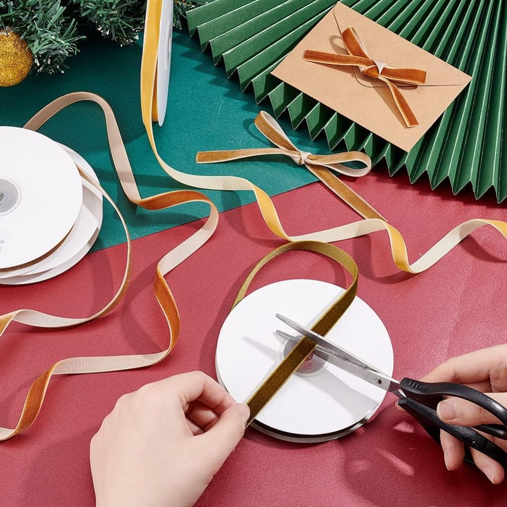 4 Rulo 4 Renk Tek Taraflı Kadi - Velvet Ribbon Roll incelemesi ve fiyatı