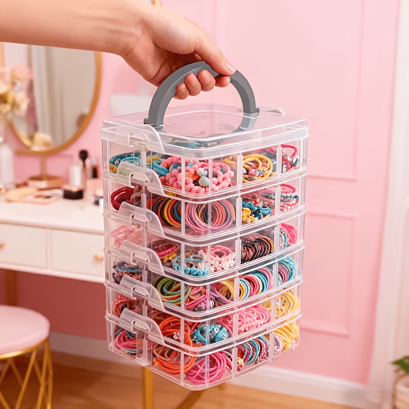 Kapaklı ve saplı, 5 katmanlı ş - Craft Embellishment Storage incelemesi ve fiyatı