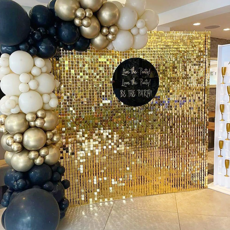 6-27 Adet Açık Altın Simli Duv - Sequin Fabric Panel incelemesi ve fiyatı