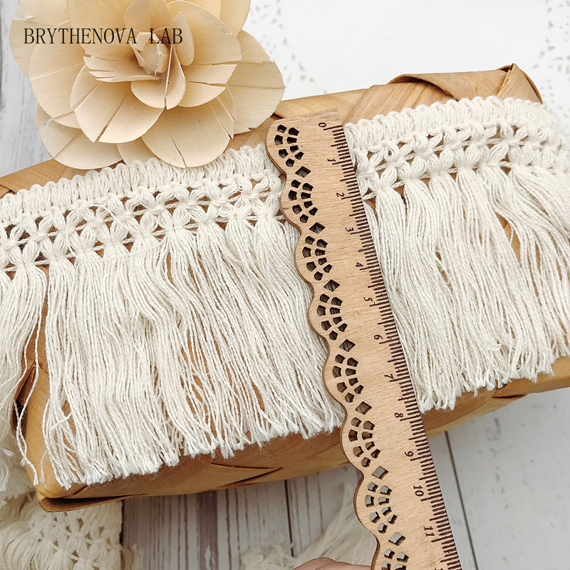 10Yard/Lot Bej 6CM/8CM Püskül  - Fringe Ribbon Sewing incelemesi ve fiyatı