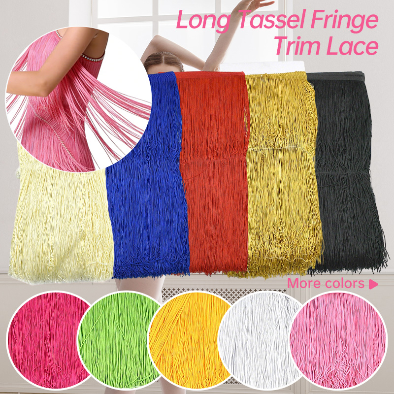 1-5 Metre 50cm Uzun Saçaklı Pü - Fringe Ribbon Sewing incelemesi ve fiyatı
