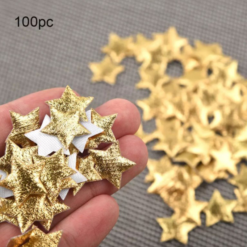 100 adet altın/gümüş yıldız no - Embellishments For Scrapbooking incelemesi ve fiyatı